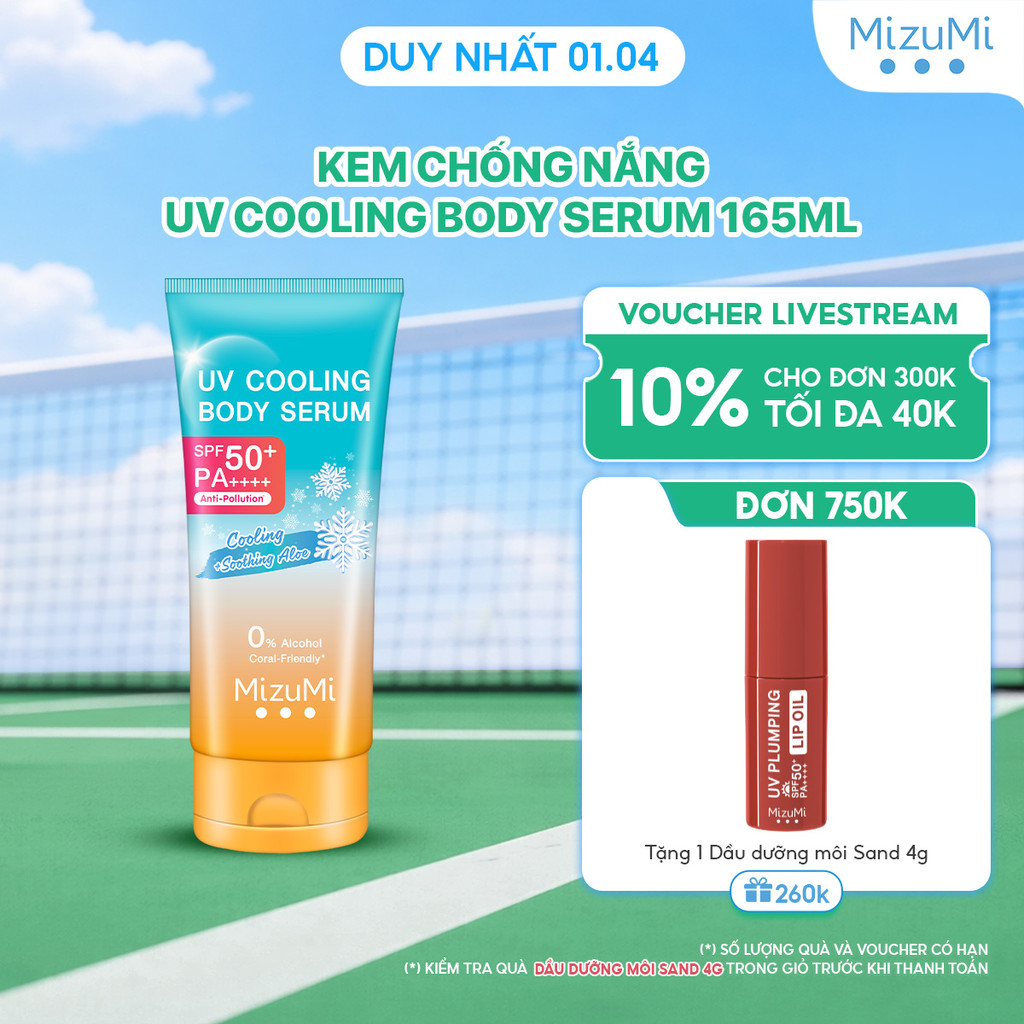 Kem chống nắng MizuMi UV Cooling Body Serum 165ml