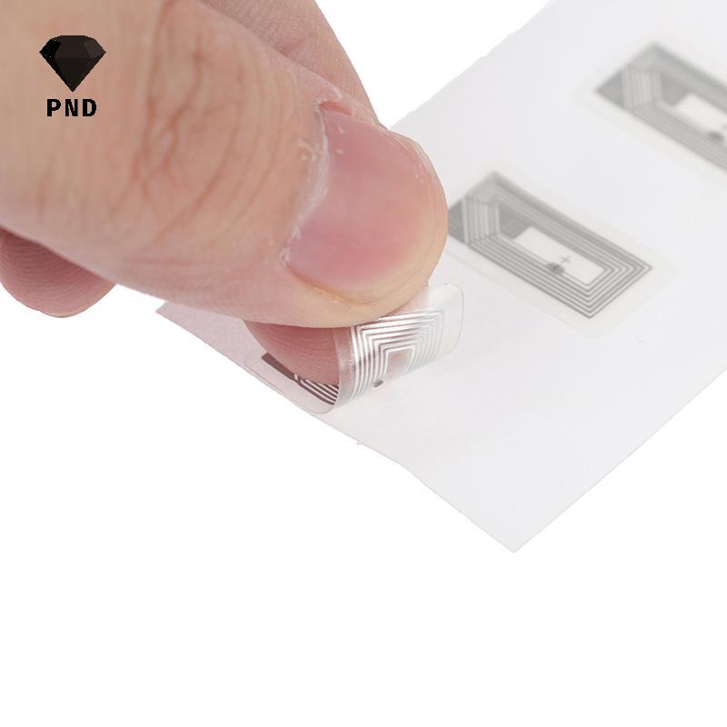 PND 100 Chiếc NFC Chip Ntag213 Stier Wet Inlay 2 * 1cm 13.56 MHz RFID NTAG213 Thẻ Nhãn raoog