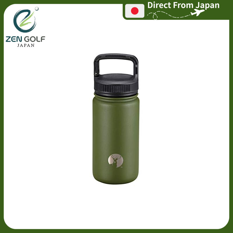 CAPTAIN STAG Sports Bottle, Direct Drinking Double Stainless Steel Vacuum Insulated Bottle