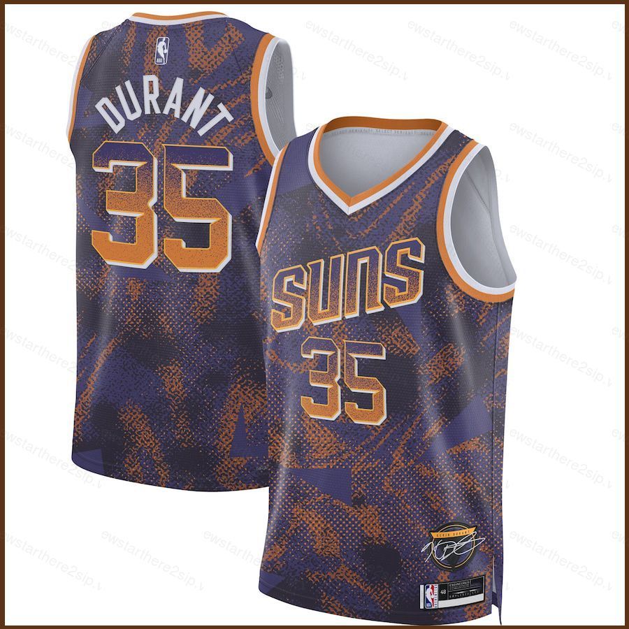 Áo Jersey Phoenix Suns 2025 số 35 cho Kevin Durant - Phù hợp từ trẻ em đến người lớn