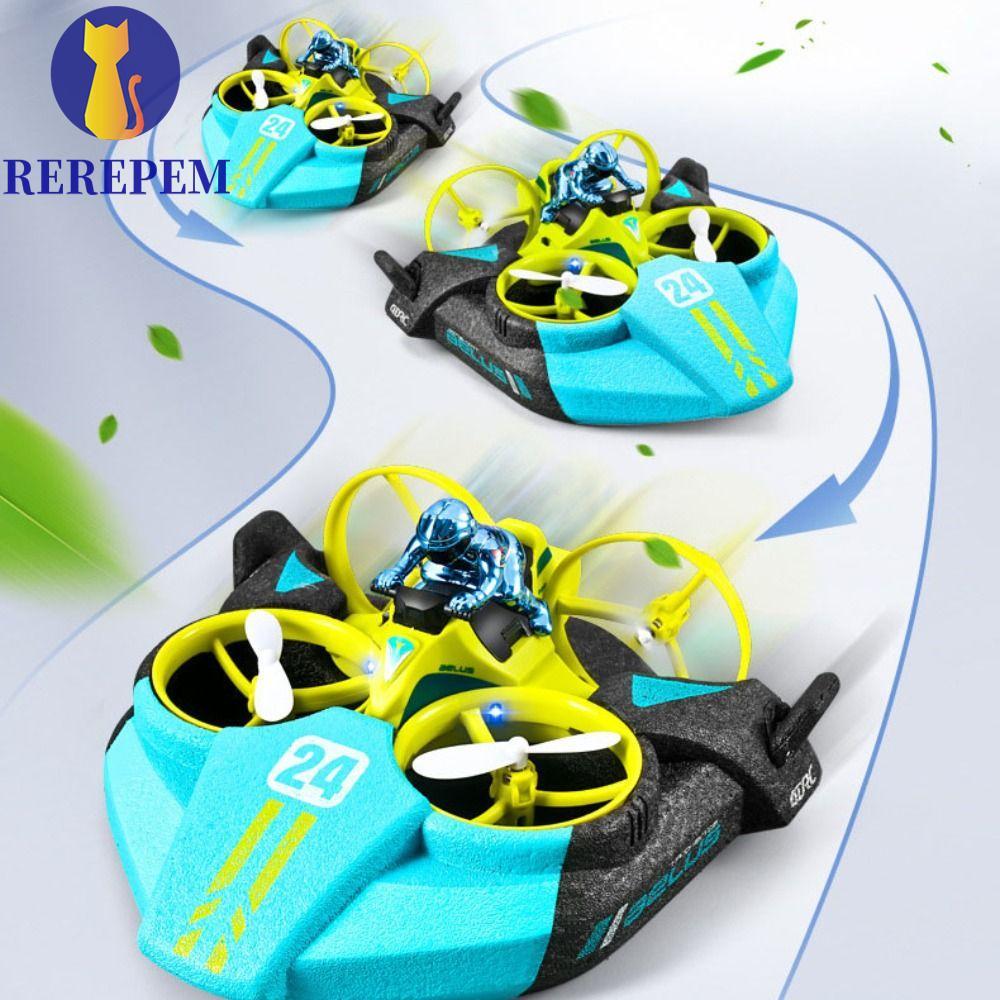 MARTIN1 Mini RC Plane, EPP Foam Sea Land Air Flight 3 trong 1 Quadcopter Boat, Mini Model Điều khiển