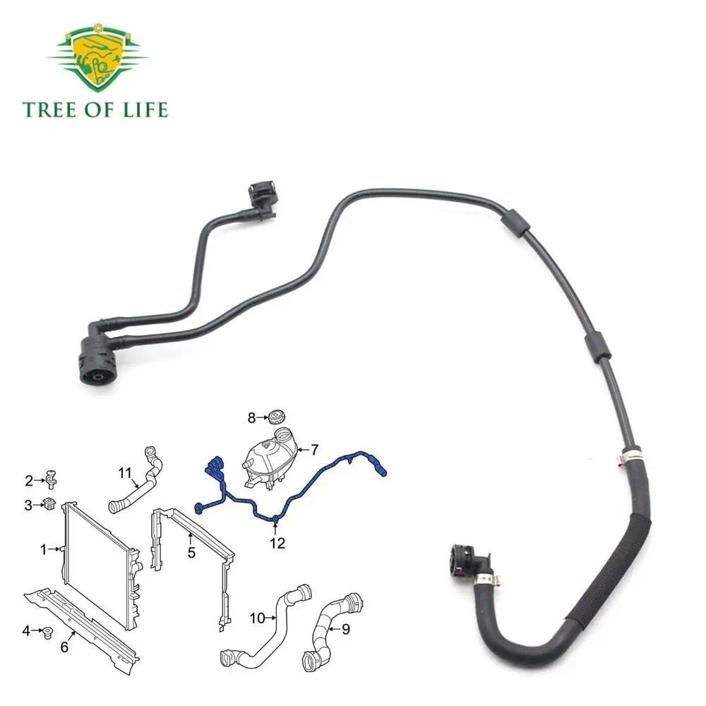 Dành Cho Xe Mercedes Benz GLC E400 E43 C43 AMG 3.0 Xăng V6 2017-2024 Ống Thông Hơi Ống Phó Ấm Siêu T