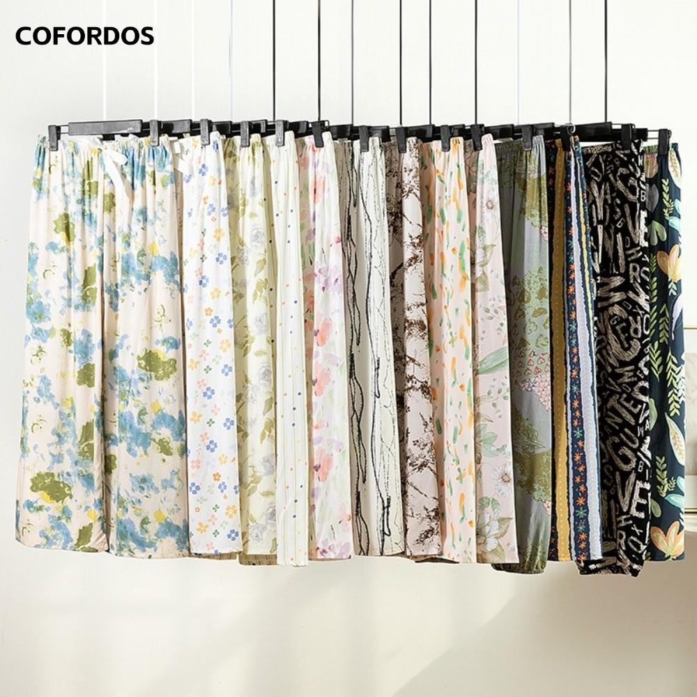 Quần Ngủ COFORDOS Họa Tiết Hoa Ống Rộng, Phù Hợp Style Boho và Đi Biển Mùa Hè