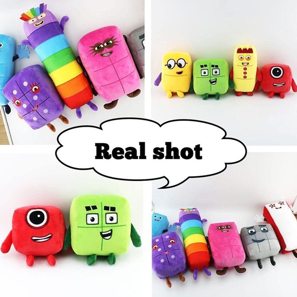 Numberblocks Búp bê sang trọng Số giáo dục Đồ chơi trẻ em nhồi bông I3v0