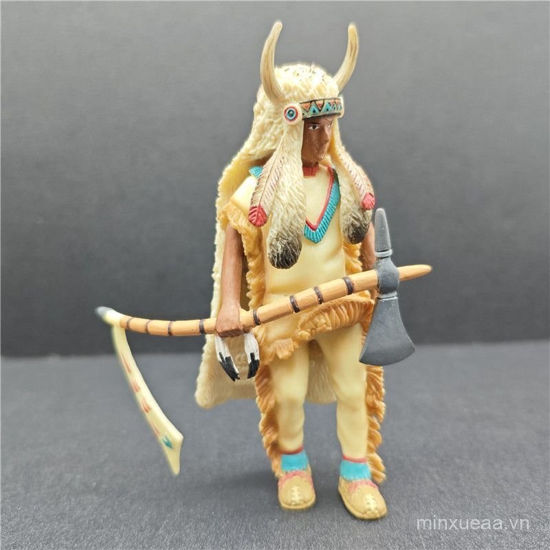 Số lượng lớn Đức Không in hình bullishland Tây Cowboy War Marseille Horse Cover Horse 12cm Doll