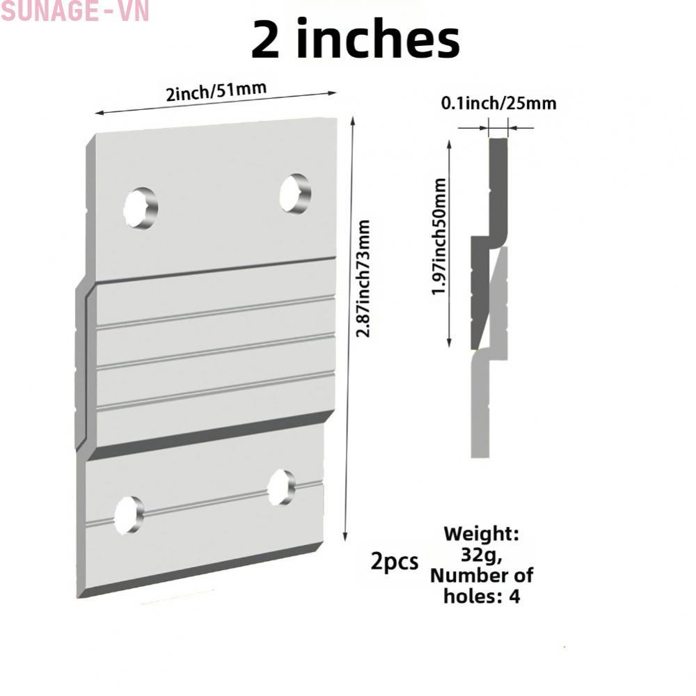 【SUNAGE】For French Z Cleat Hangers 2Pack Heavy Duty 80lbs Capacity with Installation Kit【HOT Fashion