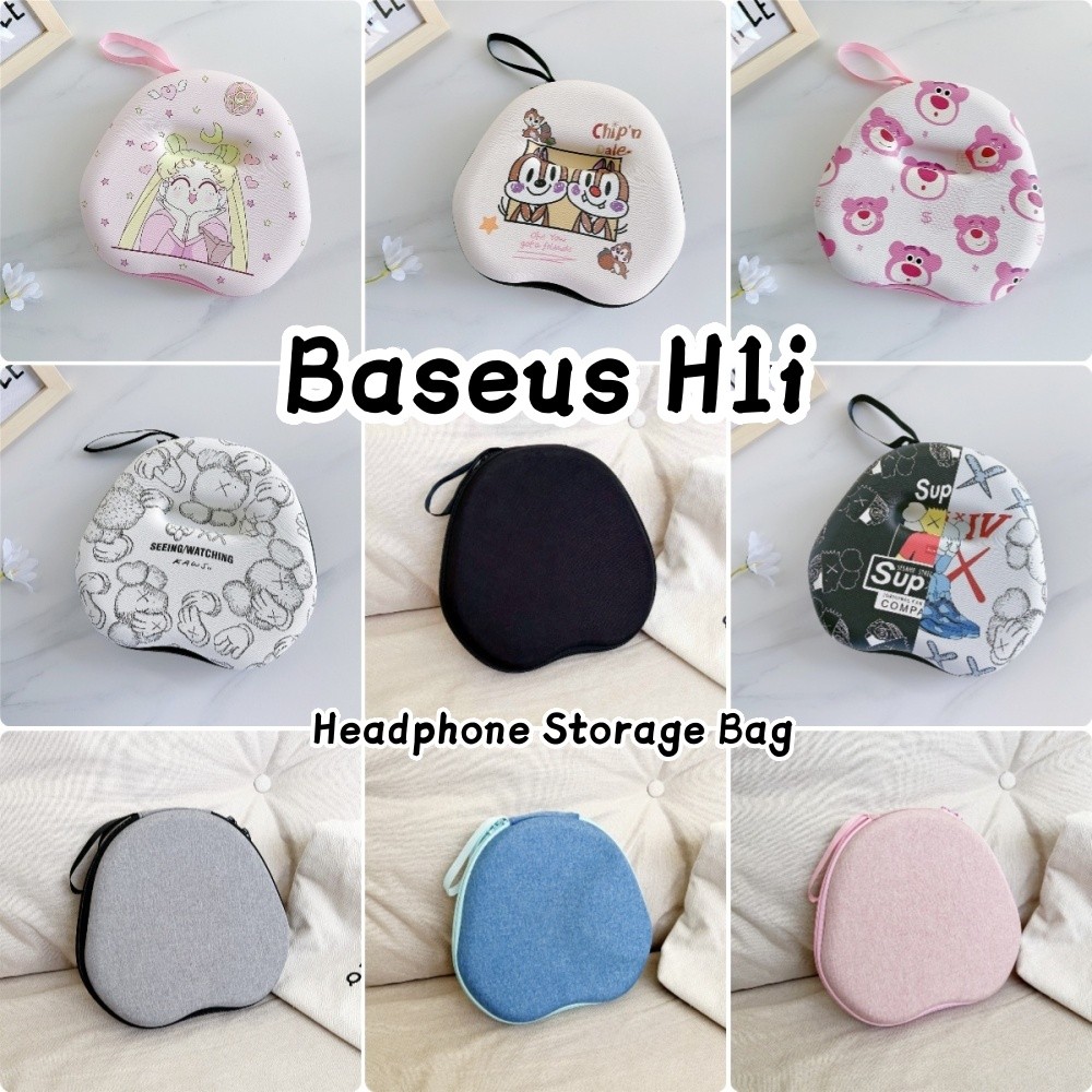 [Sẵn sàng] Dành cho tai nghe Baseus H1i Vỏ cứng Tai nghe dòng phim hoạt hình chống rơi Tai nghe Earp