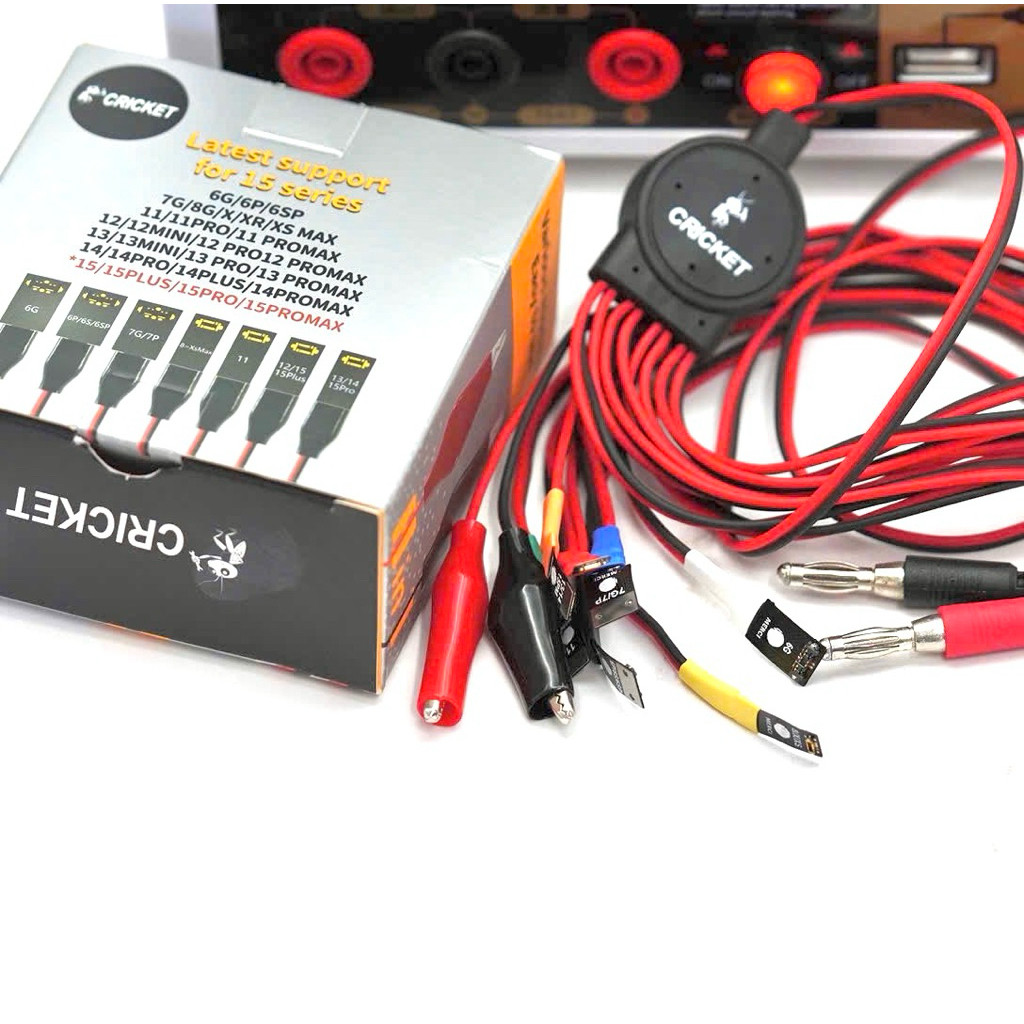 Dây Cấp Nguồn Cricket Cao Cấp – Dây Test Nguồn, Kích Pin Từ Dòng 6 Đến 15 Series
