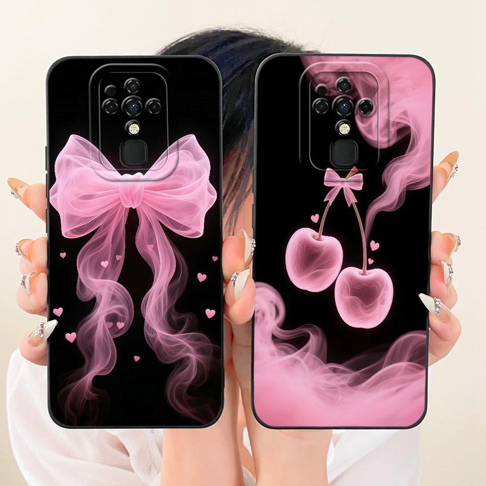 Dành Cho Tecno Camon 16 CE7 16 Pro 16 Premier CE9 Ốp lưng Hoa Bướm Nữ Tính Ốp Lưng Silicon Mềm