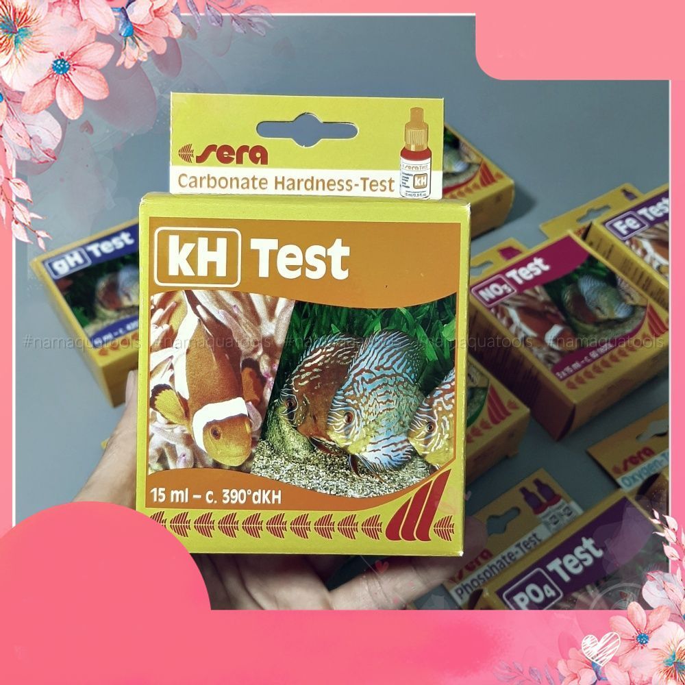 Sera kH Test - Bộ test độ kiềm kH kiểm tra nhanh và chính xác cho hồ thủy sinh, cá cảnh .namaquatic
