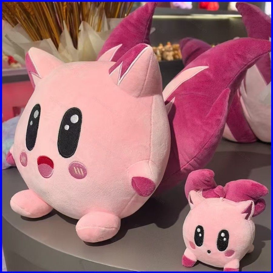 SV Kirby Fire Kirby Plushie Đồ chơi búp bê đồng hành sang trọng dễ thương dành cho bé gái Gối mềm VS