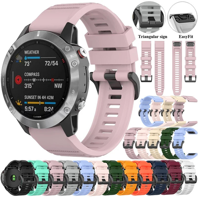 Dây đeo QuickFit 22mm 26mm cho Garmin Epix Gen 2 Dây đeo silicon cho Garmin Fenix 7 7X 5Plus 6XPro E