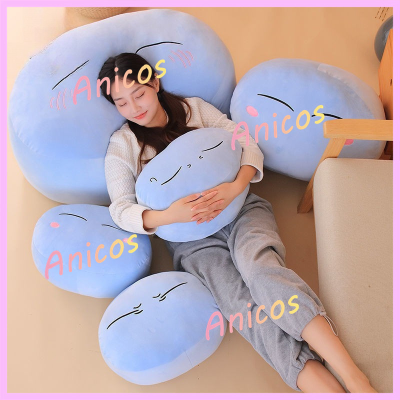 Rimuru Slime Đồ Chơi Sang Trọng 28 / 45 / 55cm Búp Bê Nhồi Bông Mềm Dễ Thương Gối Anime Cho Trẻ Em Q