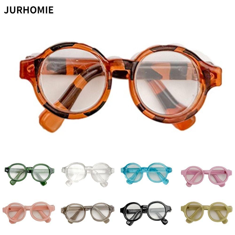JURHOMIE Cho Kính, Kính Mini Thiết Kế Trong Suốt Kính Búp Bê Mini, Phụ Kiện Mini Series Phụ Kiện 10C