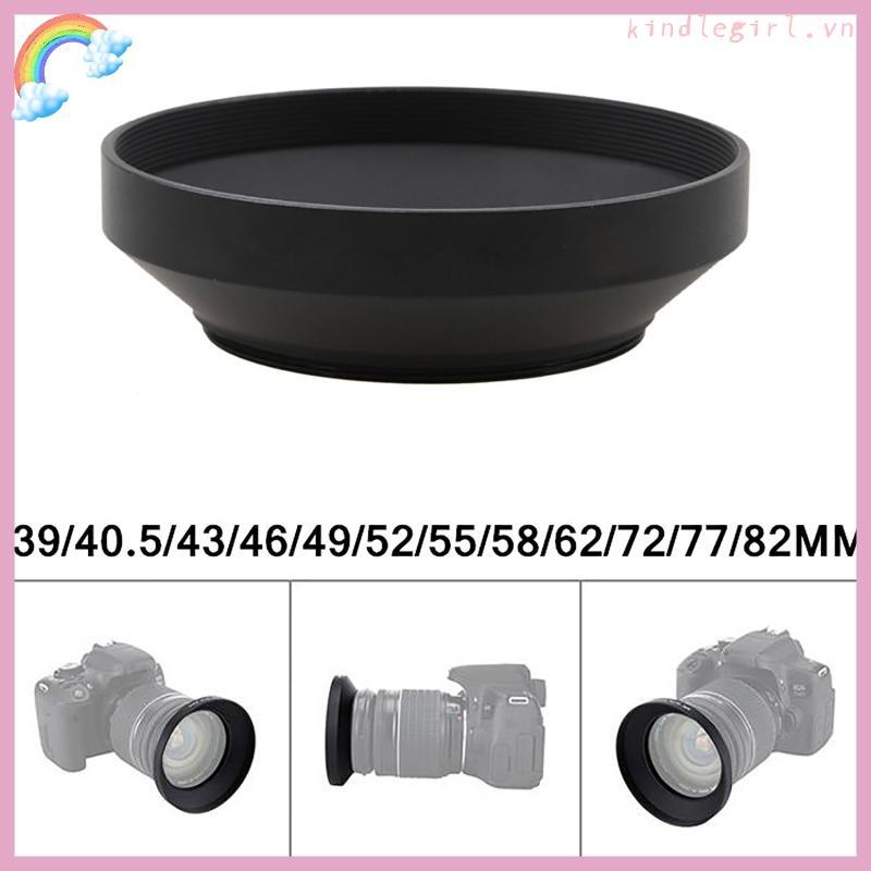 KING 39mm 40 5mm 43 46 49 52 55 58 62 72mm Hợp kim nhôm Kim loại ống kính góc rộng Hood