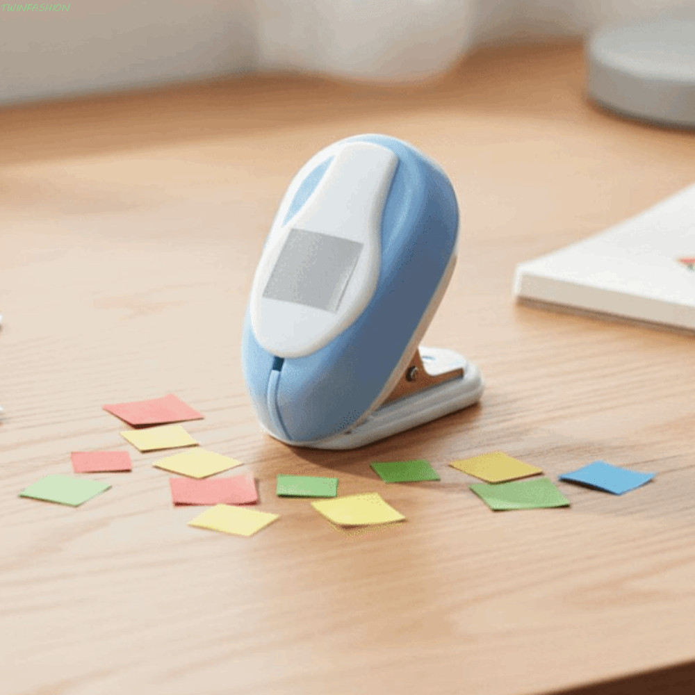 TWINASHION Stamp Border Punch, Stamp Shape Hole Puncher Embossing Machine, Văn phòng phẩm Cắt Thủ cô