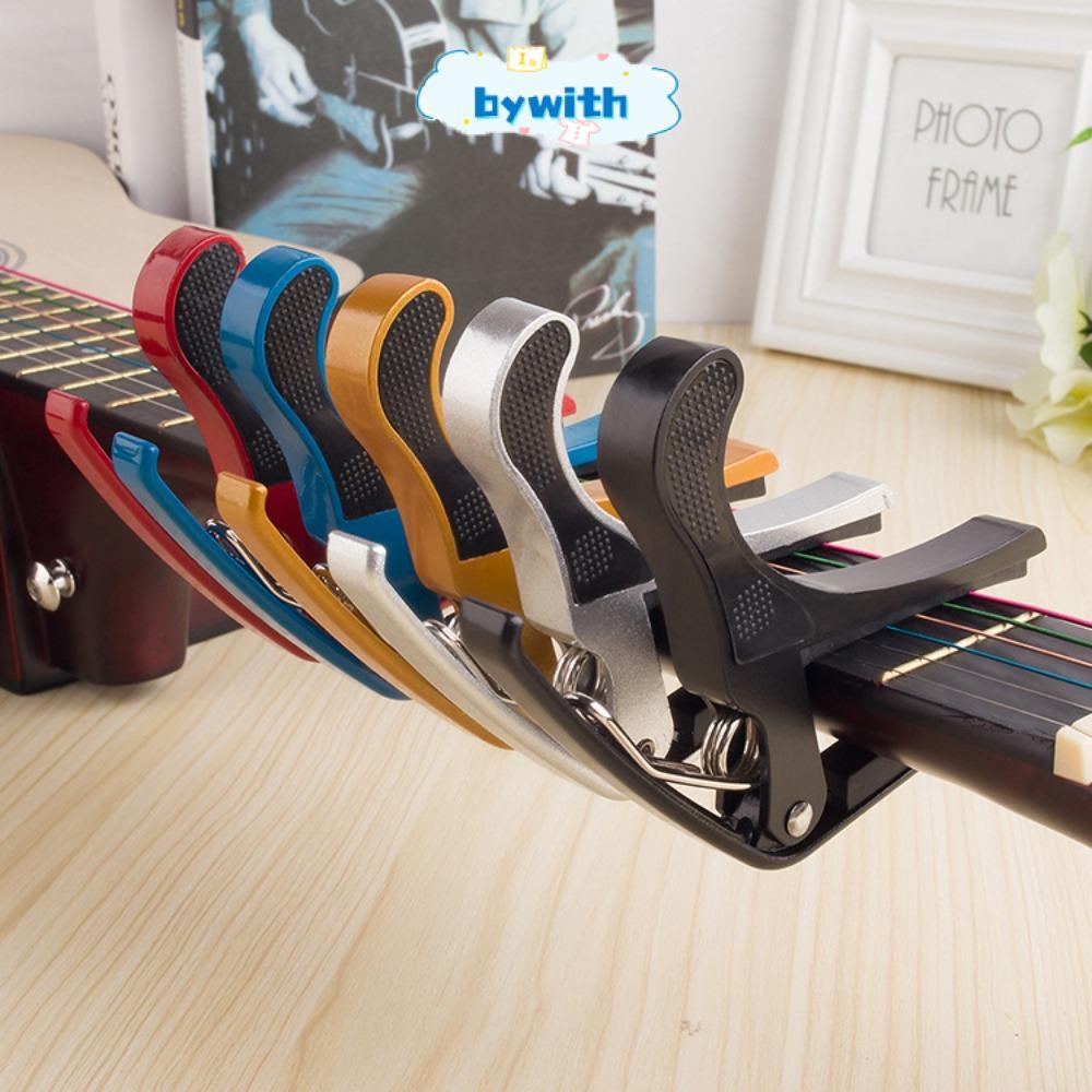Phụ kiện đàn guitar BYWITH, Đàn guitar nhanh Capo, Hợp kim nhôm 1PC Phụ kiện nhạc cụ