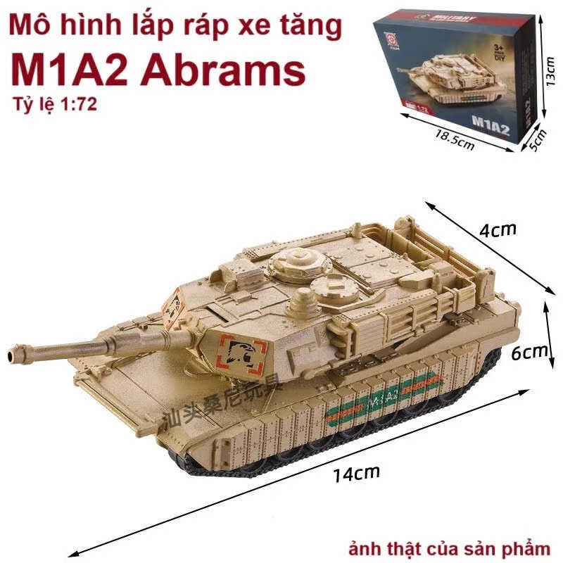 Mô Hình Máy Bay Xe Tăng Lắp Ráp M1A2 LEOPARD 2A7 T90  Bằng Nhựa Cứng Quà Tặng Trang Trí Decor M15