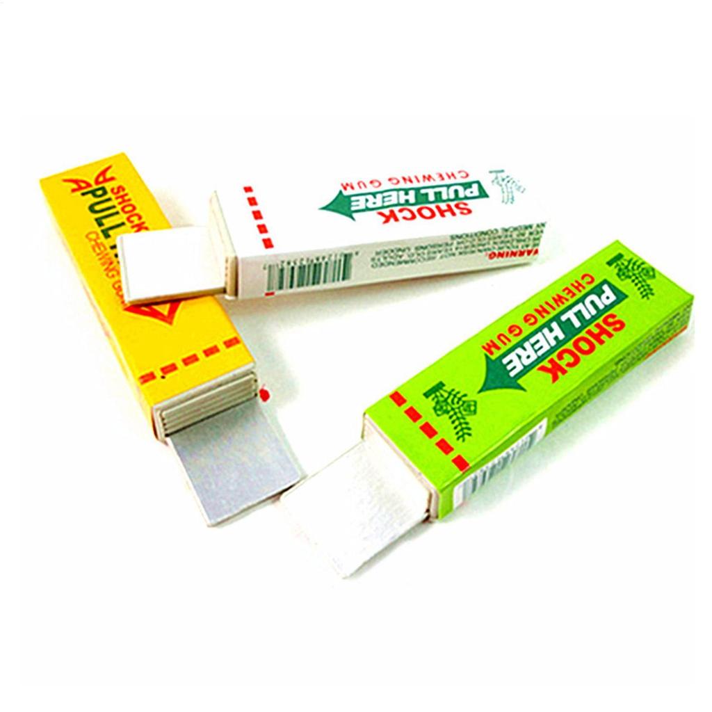 Chewing Gum Trick Electric Chewing Gum Joke Gadget Funny Prank Toy Gag Tricky Gum Shock Gadget April