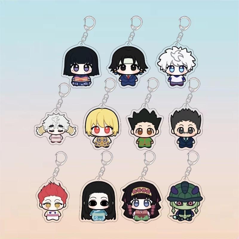 Móc Khoá, Standee, Tranh Kính Mô Hunter X Hunter Anime Chibi Manga Nhật Bản