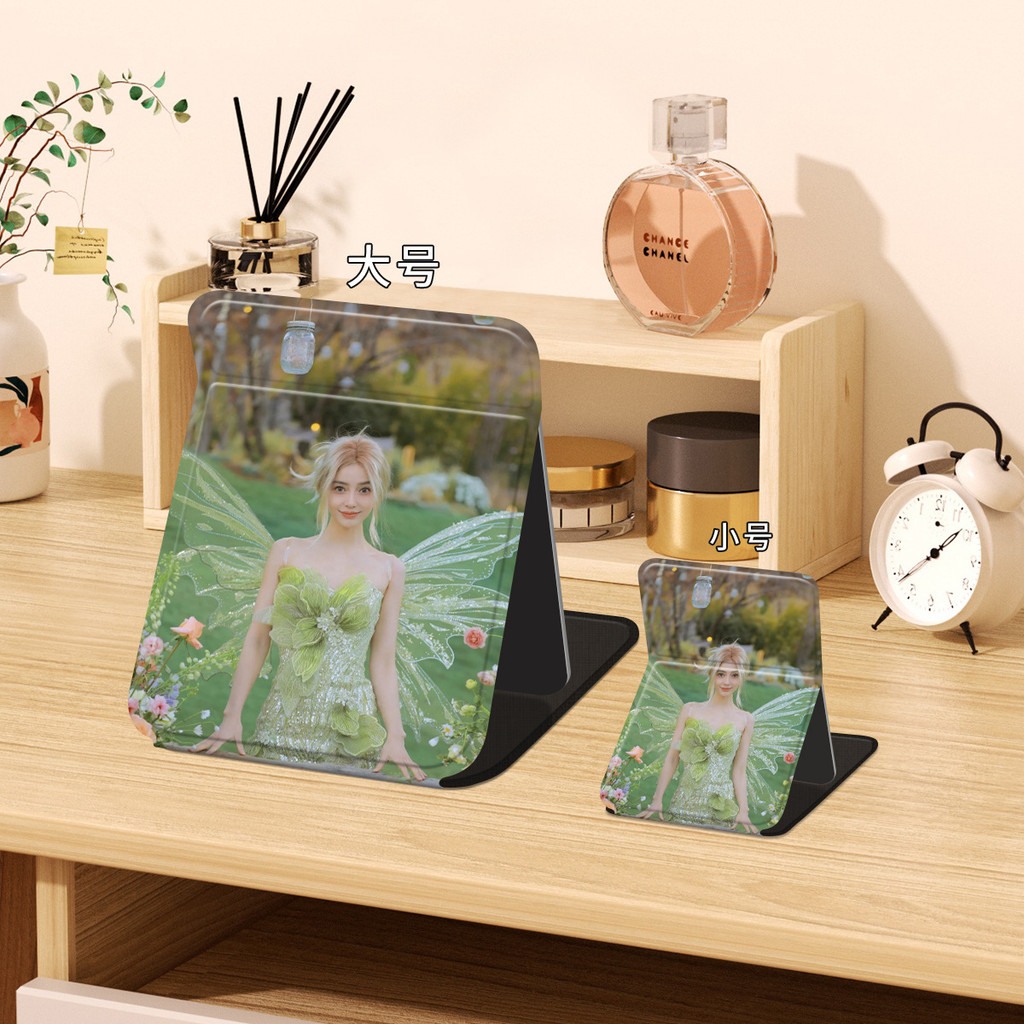 9 ️ ⃣ Angelababy Yang Ying Gương Ký Túc Xá Sinh Viên Để Bàn Gương Trang Điểm Văn Phòng Gương Gấp Di 