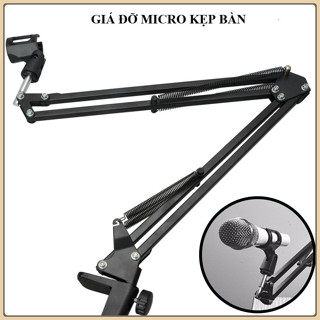 Chân Đế Kẹp Bàn Gắn Mic Thu Âm, Giá Đỡ Micro Livestream