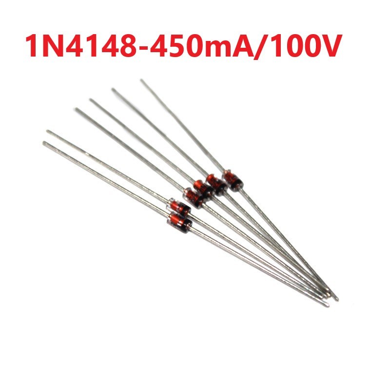 COMBO 10 Con - Diode Xung 1N4148 450mA 100V Chân Cắm DO-35 DIP - Diode Zenner 4148