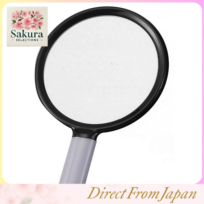 Yamamura Lady Round Hand Mirror M Black M-03