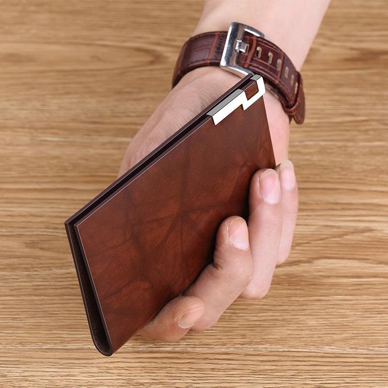 Premium In-Stock#New Card Holder for Men, High-End Feel, Ultra-Thin ID Holder, Driver's License, Mul