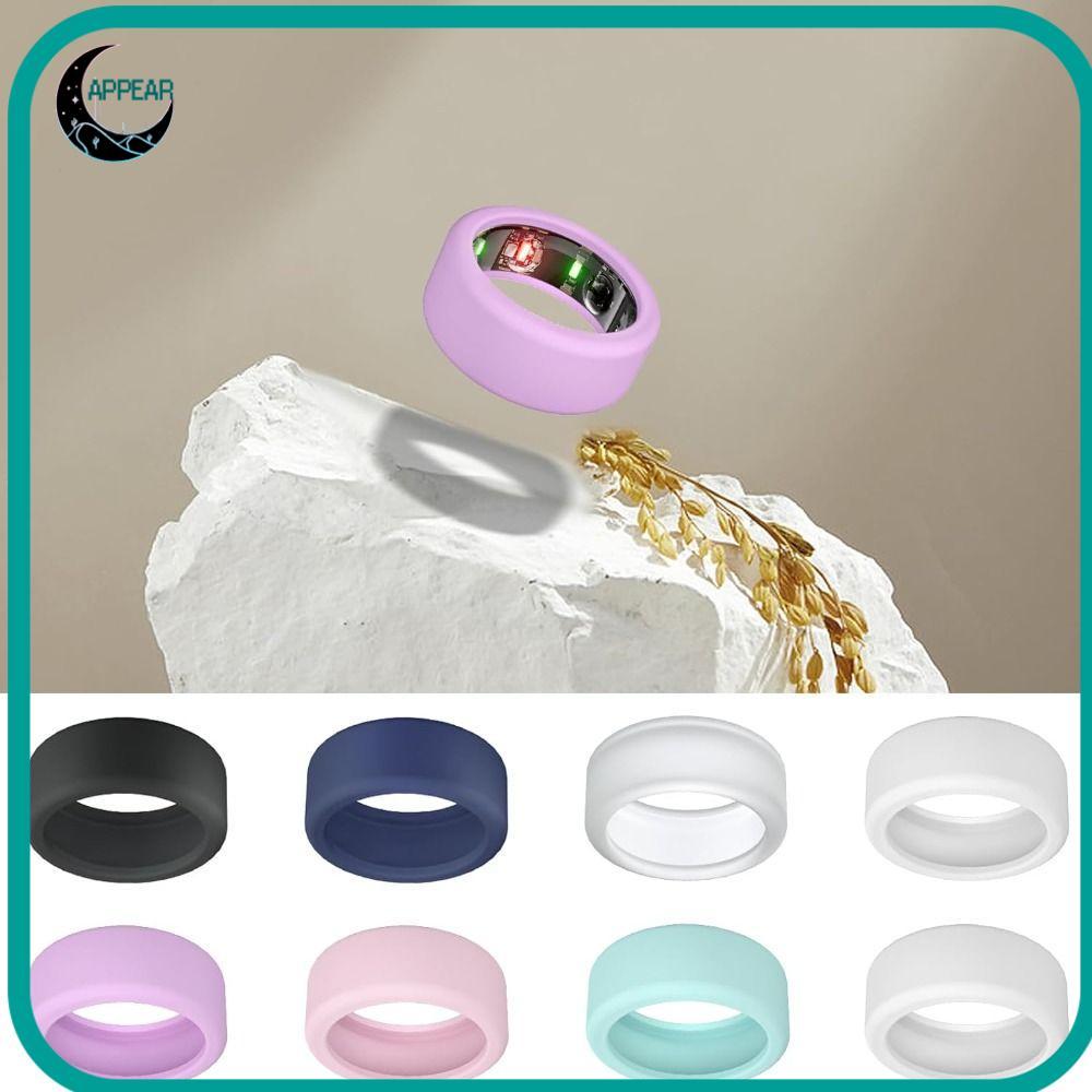 APPEAR Silicone Ring Cover, Phụ kiện làm việc Trang sức Tổ chức Vỏ silicon cho bảo vệ vòng Oura, Bảo