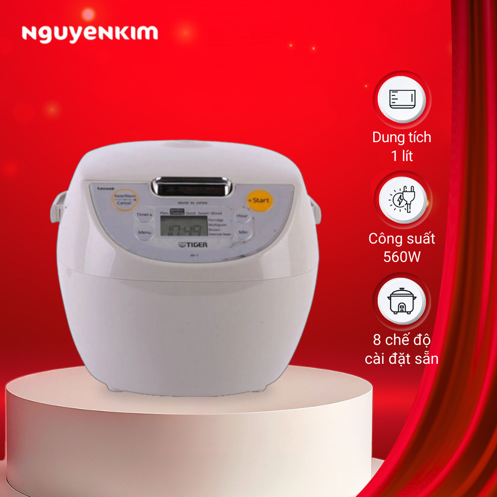 Nồi cơm điện Tiger 1 lít JBV-S10W