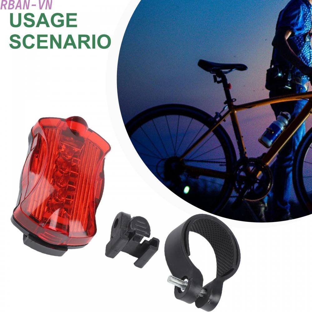 Reliable and Stable Bike Bicycle Cycling 5 LED Night Safety Rear Tail Light Lamp
