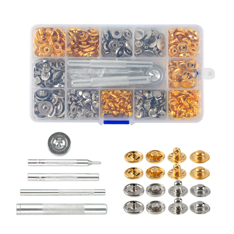 Dụng cụ cầm tay cài đặt nút bấm bằng đồng xuyên biên giới 831 / 633 / 655 Bộ nút bấm ẩn