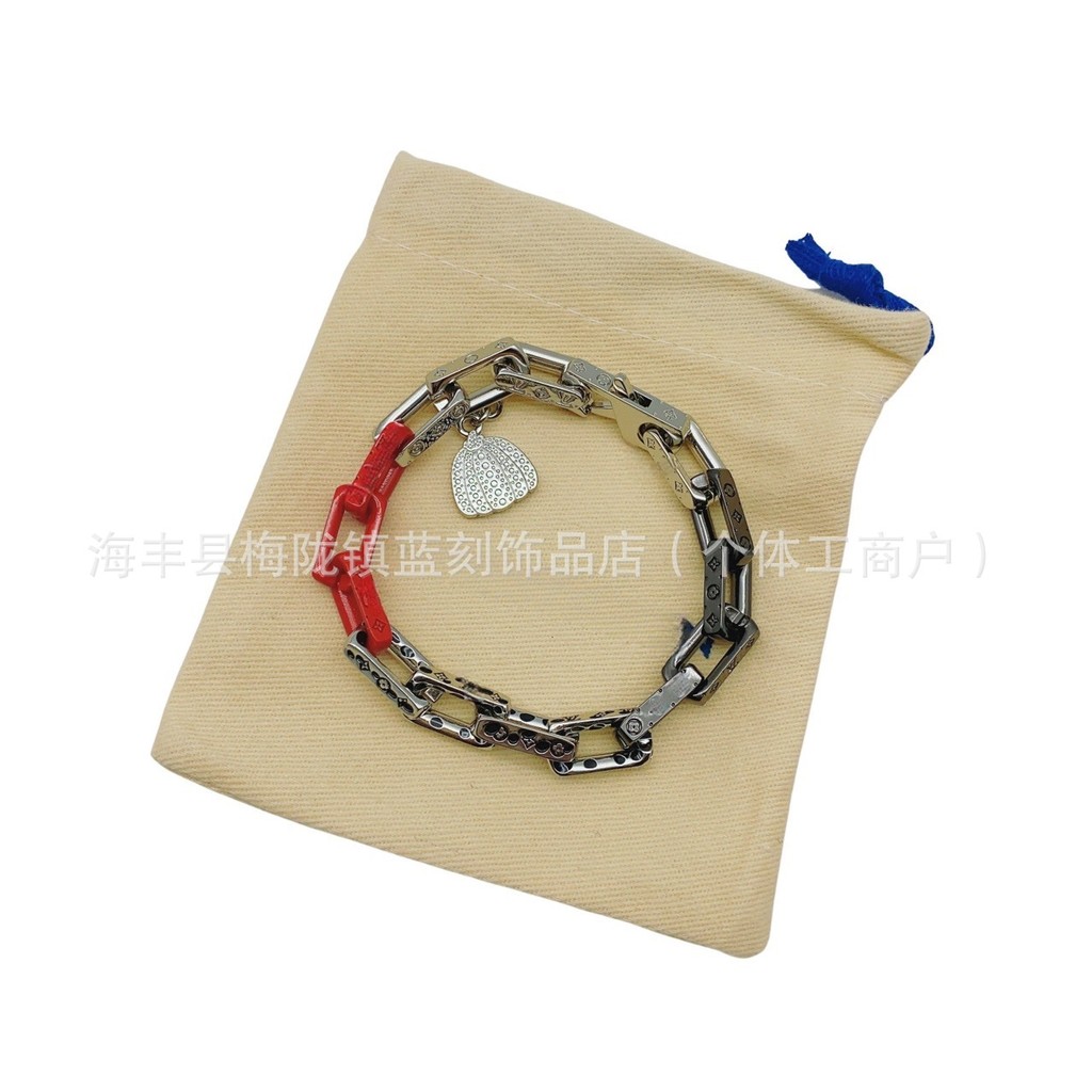 Bamboo Joint Bracelet Versatile Cuban Chain Hip Hop Bamboo Joint Bracelet