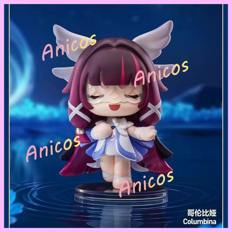 Genshin Pop Mù Hộp Hình Aino Durin Flins Columbina Mô Hình Nhỏ Đồ Chơi Dễ Thương Quà Tặng Anime Nhân