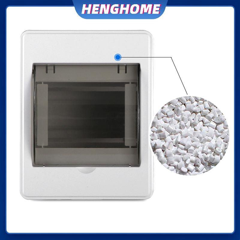 HENGHOME 2-4Ways Hộp Nối Ngoài Trời Trong Suốt Nhựa Chống Thấm Nước Hộp Phân Phối Điện Ngắt Mạch ABS