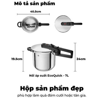 Nồi Áp Suất Zwilling EcoQuick - 7L
