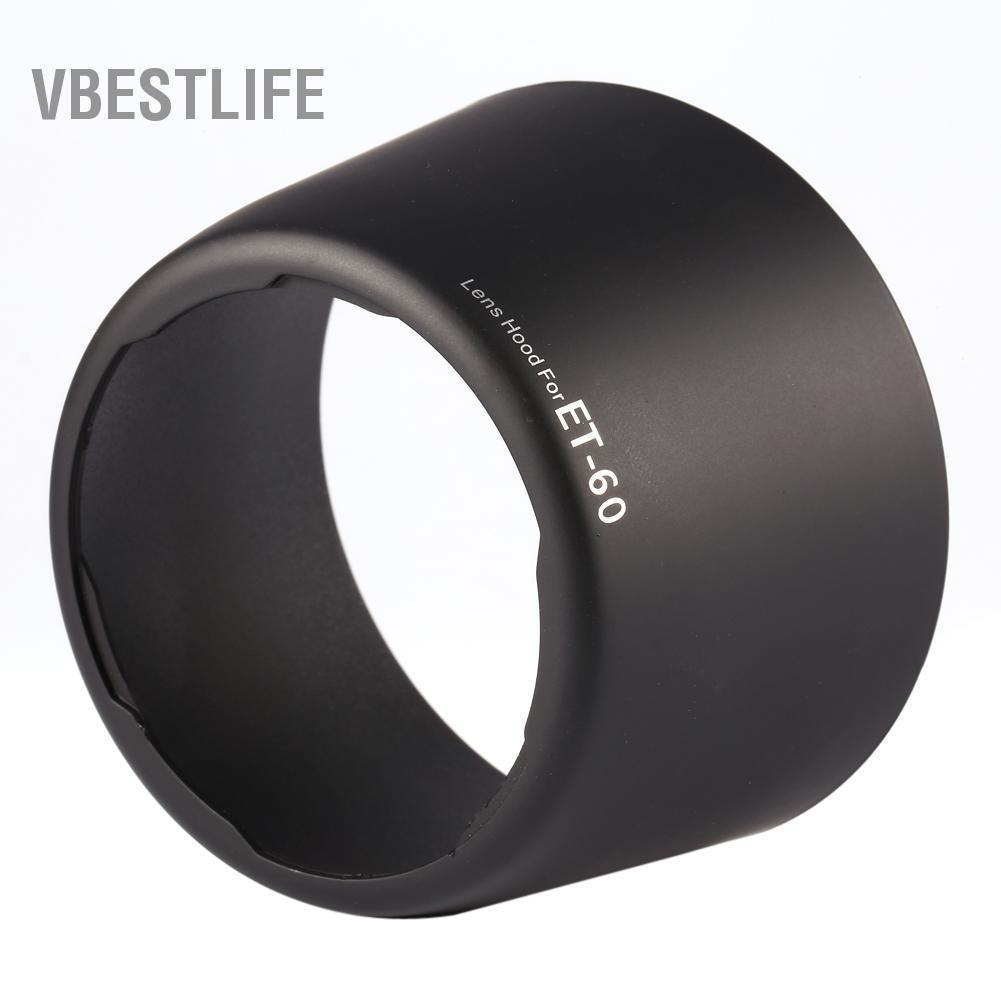 VBESTLIFE Camera Lens Hood Đa Năng Thay Thế Chuyên Nghiệp ET60 cho EF 75-300mm f/4-5.6 II/III/USM/II