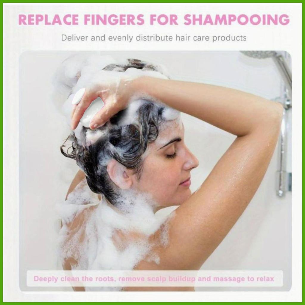 Bàn chải mát xa da đầu Máy chà tóc mềm Bàn chải mát xa da đầu Máy mát xa đa chức năng Bàn chải làm s