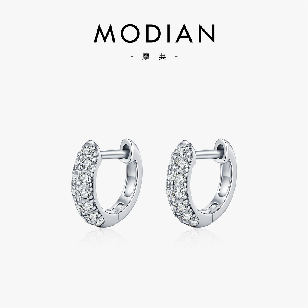 Moissanite S925Sterling Silver Diamond Earrings Feminine Simple Versatile Earrings