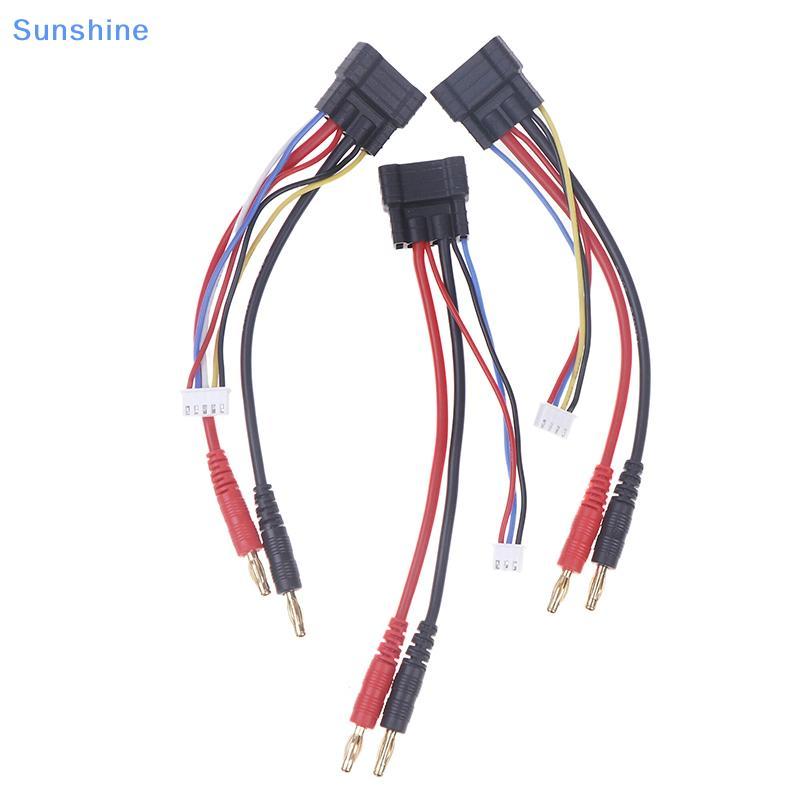 Sun TRX ID Malepatible Charger Lead 4S / 3S / 2S Bullets Connector Cáp sạc sang 4mm Banana cho TRX R