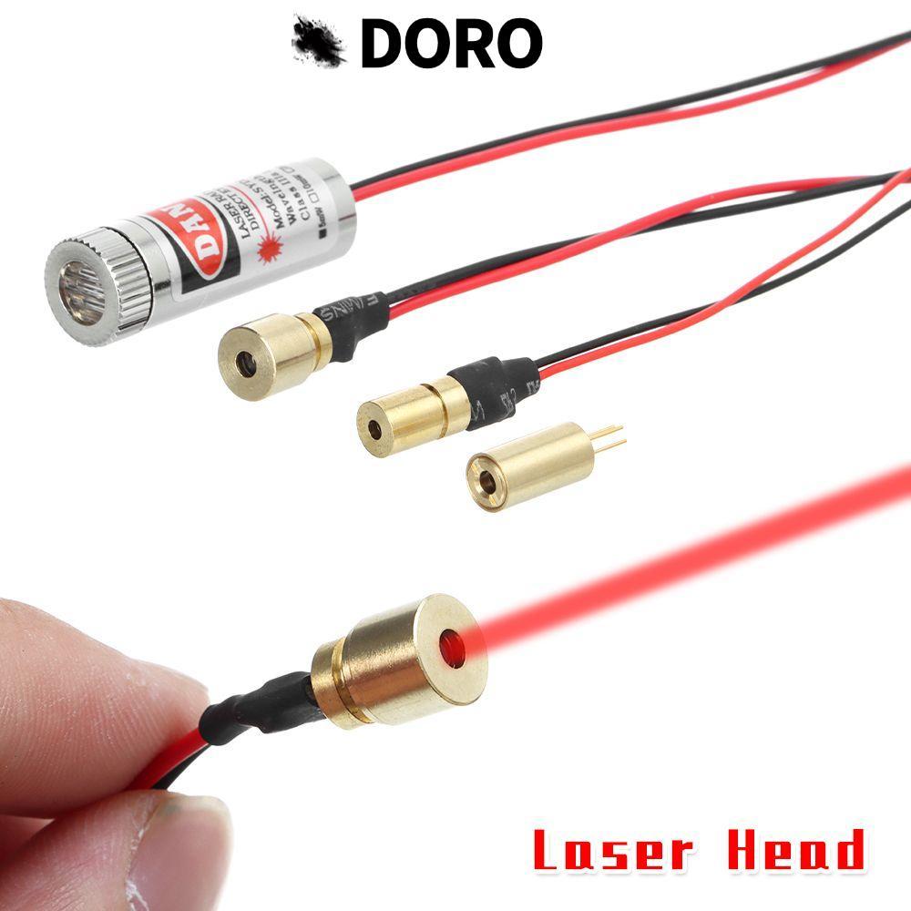 Đầu Diode lấy nét lấy nét bằng laser DORO Point / Line 650nm 5mW Đầu mô-đun Laser
