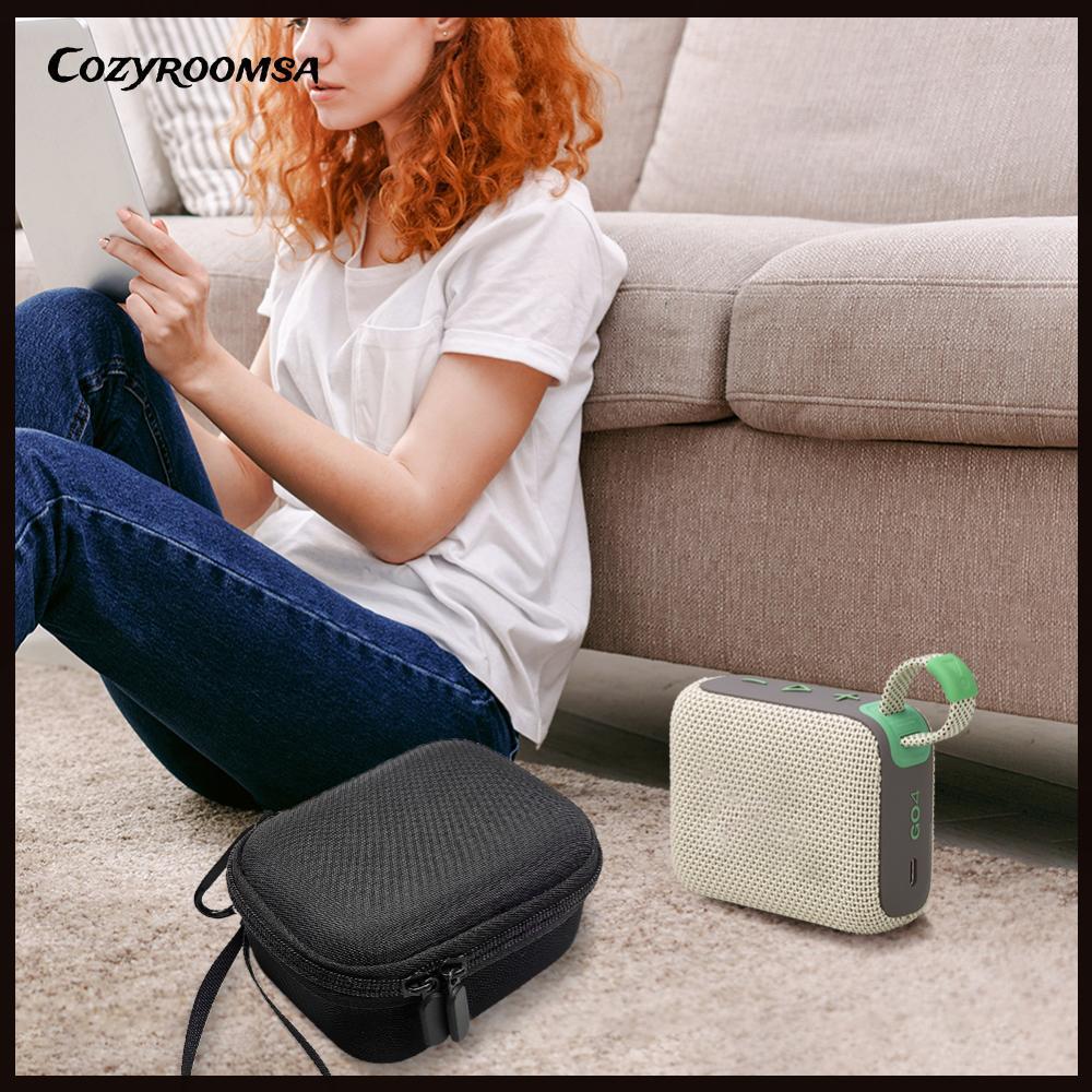 Ốp Bảo Vệ Du Lịch Loa Chống Sốc Túi Đựng Vỏ Cứng Chống Trầy Xước Có Dây Tay & Carabiner Cho Loa Di Đ