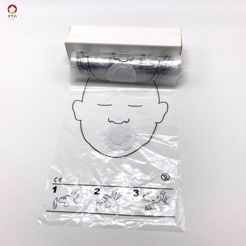 [pto] 36 Cái / Cuộn Mặt nạ phục hồi CPR Tấm chắn mặt CPR cho Bộ sơ cứu huấn luyện CPR [TH]