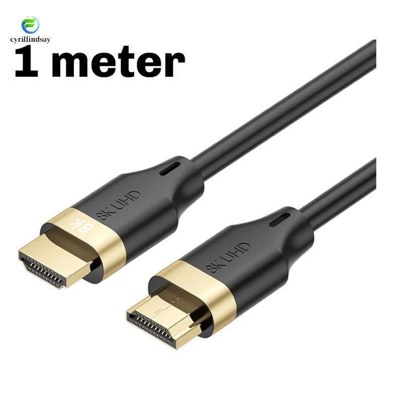 Cáp 8K HD 2.1 4K120Hz 8K 60Hz 48Gbps EARC ARC HDCP HDR siêu tốc độ cao cho cáp Video PC Máy chiếu má