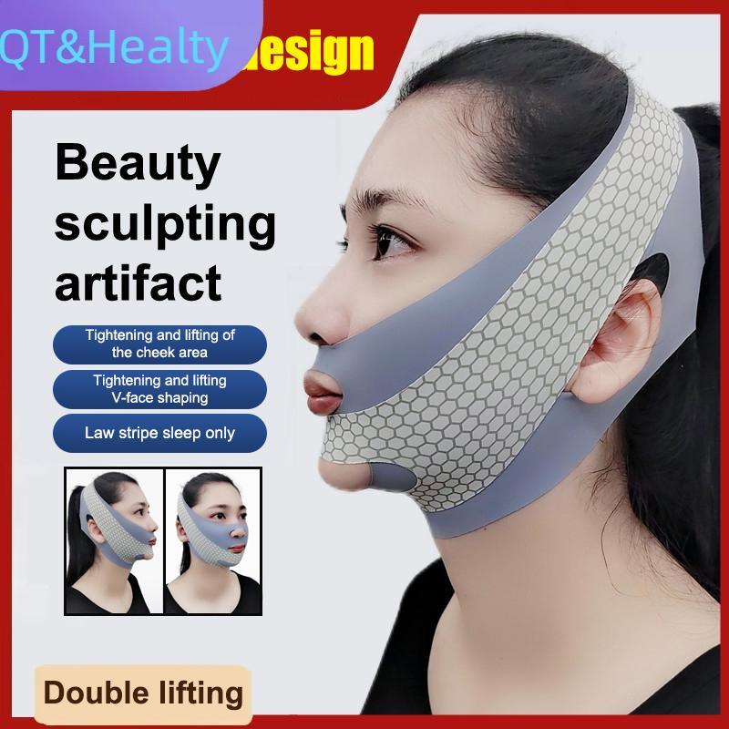 HR Face-Lift With Sleep Face V Shaper Facial Slimming Bandage Relaxing Shape Lift Giảm Double Chin F