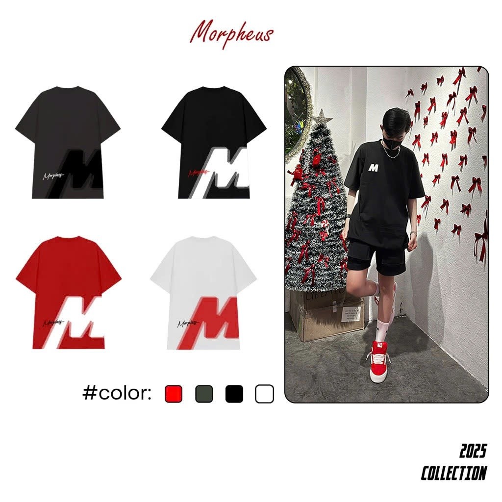 Áo Thun BIG LOGO 250 GSM, Cotton thoáng mát, Áo Thun Local Brand Morpheus, Form Rộng, Oversize, Unis