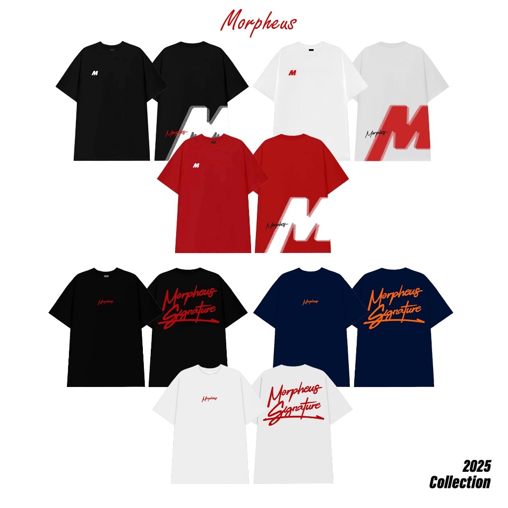 [Combo MPU]Combo 2 Áo Thun Unisex Morpheus(Sig Premium + Big Logo), Áo thun Local Brand Cotton 100%,