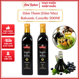 Dấm Thơm Balsamic Castello 500ml – Hương Vị Ý Tinh Tế Cho Món Ăn Hoàn Hảo
