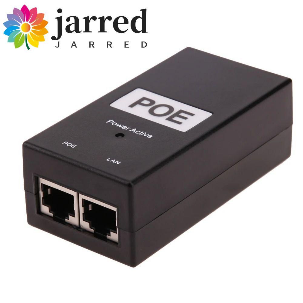 JARRED POE Power Injector, Bộ nguồn POE tương thích 24V / 48V 0.5A, Đầu ra nguồn điện thụ động 48V 0